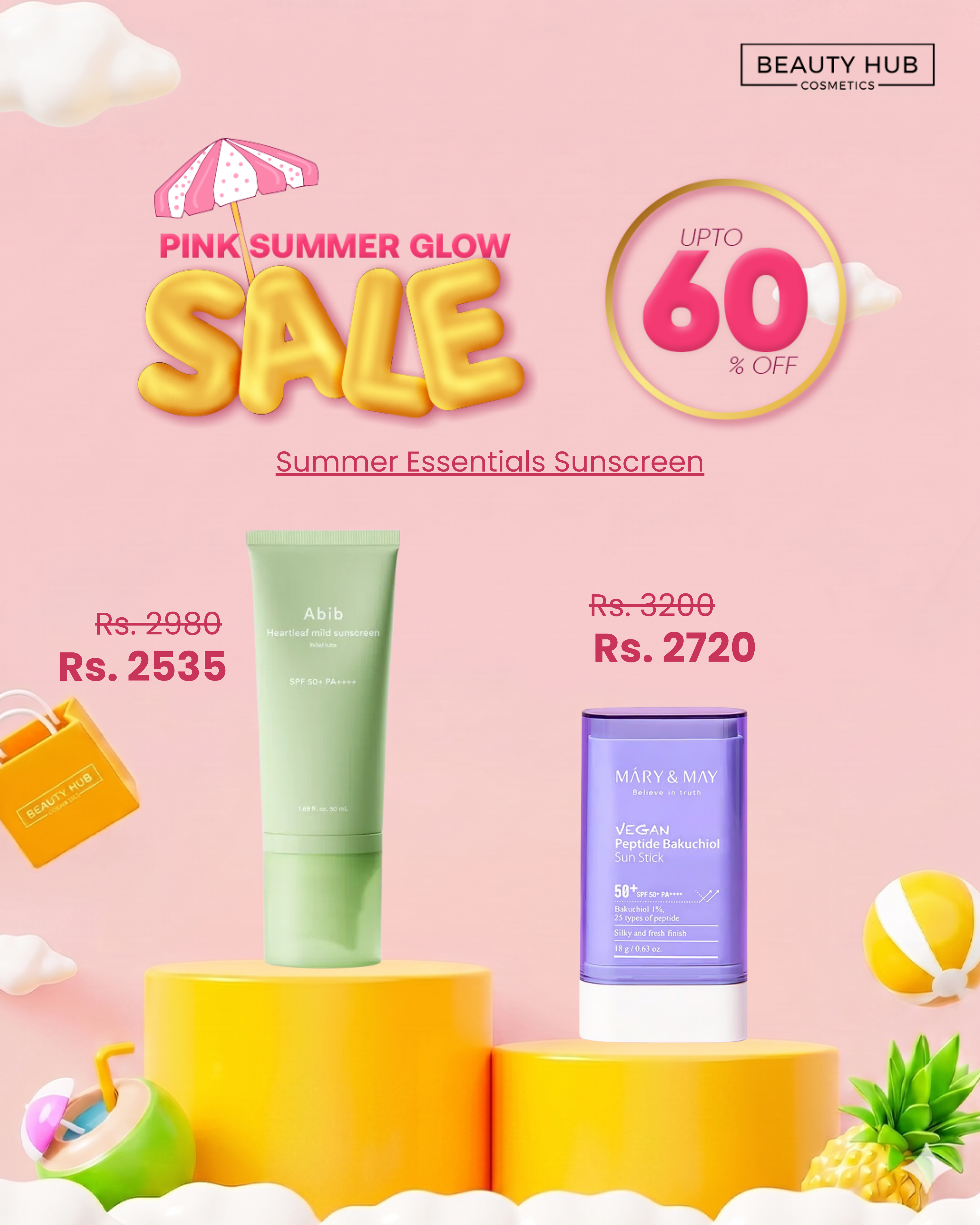 Pink glow summer sale